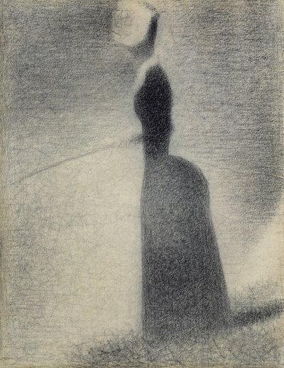 A Woman Fishing, 1884 by Georges Seurat